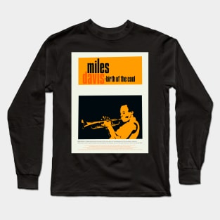 Miles Davis - Minimal Tribute to 'Birth of the Cool' Long Sleeve T-Shirt